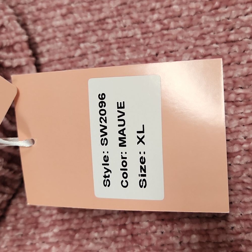 NWT OLIVER | $97 Chenille Cowl Neck Sweater Poncho - Picture 6 of 7
